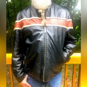 Wilson’s men’s soft leather riding jacket, XL